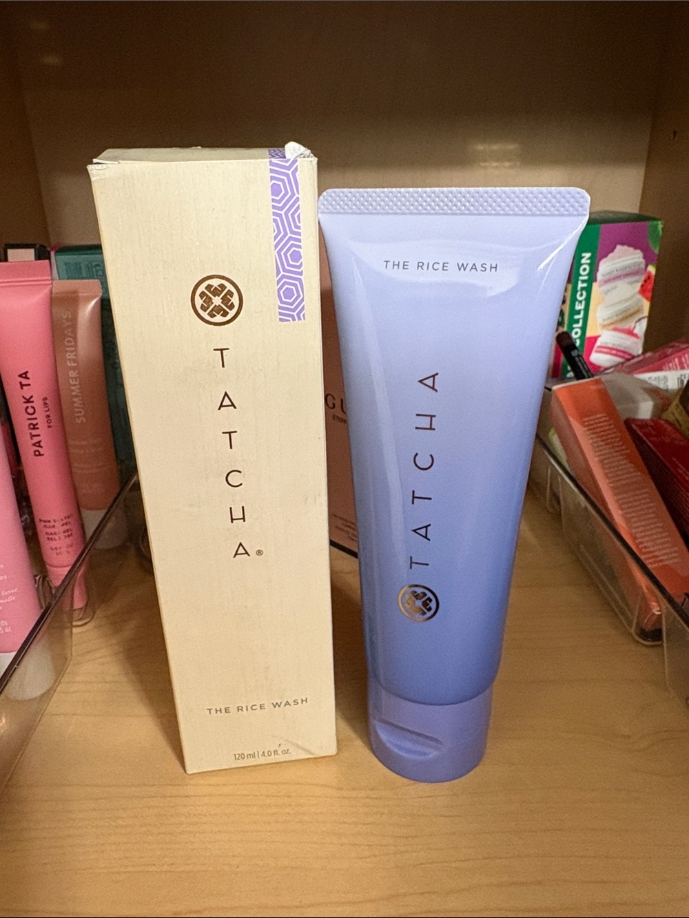 Tatcha Soft Lavender The Rice Wash Gentle Foaming Cleanser